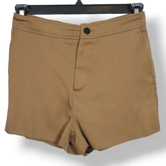 NEW Zara Blazer Jacket and Shorts Suit 2 PC Coord Set in Camel Size XS/Small - Picture 7 of 16